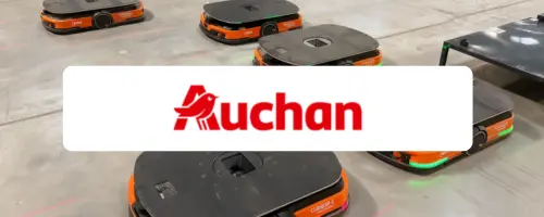 Logo Auchan cas client projet Robot Pallet to person WIIO